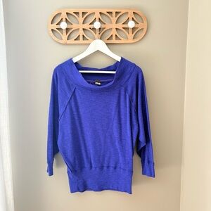 Free People Palisades Off The Shoulder Pullover Knit Sweater Sz XS
